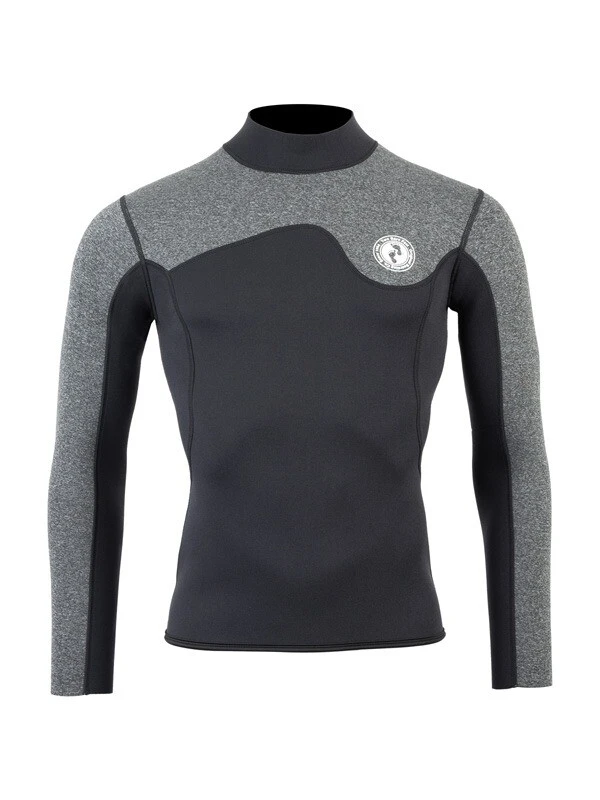 Two Bare Feet Mens Aspect Back Zip 2.5mm Wetsuit Jacket (Black/Grey) 3 Two Bare Feet Mens Aspect Back Zip 2.5mm Wetsuit Jacket (Black/Grey)