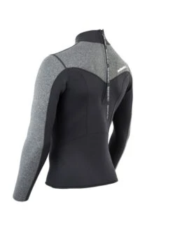 Two Bare Feet Mens Aspect Back Zip 2.5mm Wetsuit Jacket (Black/Grey) 13 Two Bare Feet Mens Aspect Back Zip 2.5mm Wetsuit Jacket (Black/Grey) -Dive Master Shop mens aspect back zip jacket black delta 4 5