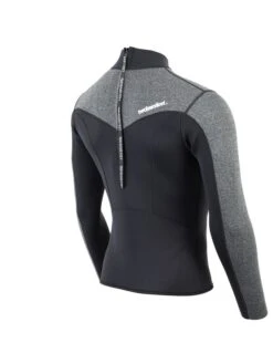 Two Bare Feet Mens Aspect Back Zip 2.5mm Wetsuit Jacket (Black/Grey) 15 Two Bare Feet Mens Aspect Back Zip 2.5mm Wetsuit Jacket (Black/Grey) -Dive Master Shop mens aspect back zip jacket black delta 6 5