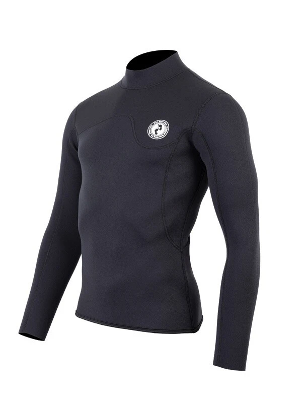 Two Bare Feet Mens Aspect Back Zip 2.5mm Wetsuit Jacket (Black) 4 Two Bare Feet Mens Aspect Back Zip 2.5mm Wetsuit Jacket (Black) - Image 2