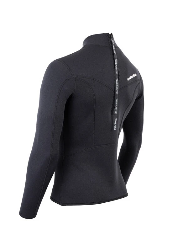 Two Bare Feet Mens Aspect Back Zip 2.5mm Wetsuit Jacket (Black) 6 Two Bare Feet Mens Aspect Back Zip 2.5mm Wetsuit Jacket (Black) - Image 4