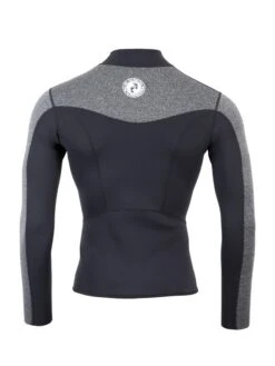 Two Bare Feet Mens Aspect Fleece Lined Zipless Thermal 2.5mm Superstretch Wetsuit Top (Black/Grey) -Dive Master Shop mens aspect fleece lined thermal top black delta 5