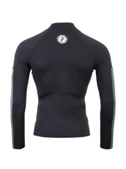 Two Bare Feet Perspective Full Zip 2.5mm Wetsuit Jacket (Black/Grey) -Dive Master Shop mens aspect fleece lined thermal top black delta 5 2