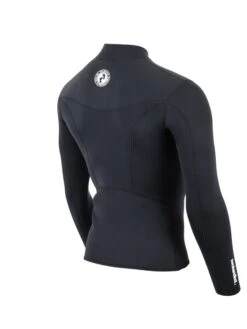 Two Bare Feet Mens Aspect Fleece Lined Zipless Thermal 2.5mm Superstretch Wetsuit Top (Black) -Dive Master Shop mens aspect fleece lined thermal top black 6