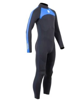 Two Bare Feet Flare 2.5mm Mens Superstretch Full Length Wetsuit (Blue) -Dive Master Shop mens flare full blue 8