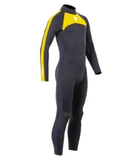 Two Bare Feet Flare 2.5mm Mens Superstretch Full Length Wetsuit (Yellow) -Dive Master Shop mens flare full yellow 8