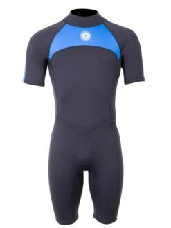 Two Bare Feet Flare 2.5mm Mens Superstretch Shorty Wetsuit (Blue)