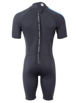 Two Bare Feet Flare 2.5mm Mens Superstretch Shorty Wetsuit (Blue) -Dive Master Shop mens flare shorty blue 5