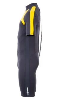 Two Bare Feet Flare 2.5mm Mens Superstretch Shorty Wetsuit (Yellow) -Dive Master Shop mens flare shorty yellow 3