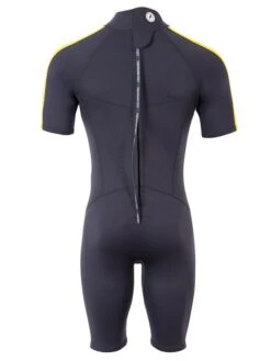 Two Bare Feet Flare 2.5mm Mens Superstretch Shorty Wetsuit (Yellow) -Dive Master Shop mens flare shorty yellow 5