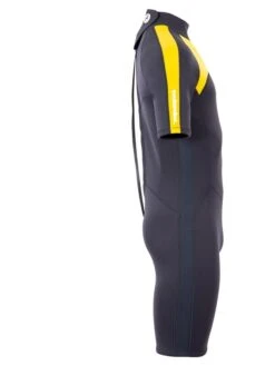 Two Bare Feet Flare 2.5mm Mens Superstretch Shorty Wetsuit (Yellow) -Dive Master Shop mens flare shorty yellow 7