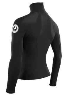 Two Bare Feet Adults Long Sleeve Rash Vest (Black) -Dive Master Shop mens long sleeve black 4