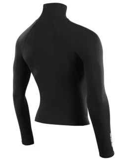 Two Bare Feet Adults Long Sleeve Rash Vest (Black) -Dive Master Shop mens long sleeve black 6