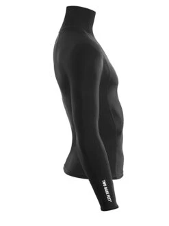 Two Bare Feet Adults Long Sleeve Rash Vest (Black) -Dive Master Shop mens long sleeve black 7