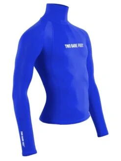 Two Bare Feet Adults Long Sleeve Rash Vest (Blue) -Dive Master Shop mens long sleeve blue 8