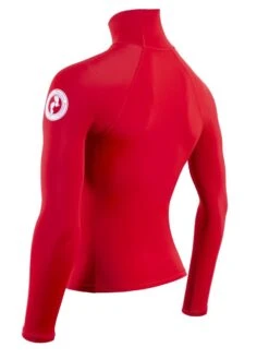 Two Bare Feet Adults Long Sleeve Rash Vest (Red) 13 Two Bare Feet Adults Long Sleeve Rash Vest (Red) -Dive Master Shop mens long sleeve red 4 1 1