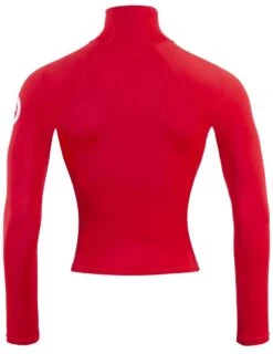 Two Bare Feet Adults Long Sleeve Rash Vest (Red) 14 Two Bare Feet Adults Long Sleeve Rash Vest (Red) -Dive Master Shop mens long sleeve red 5 1 1
