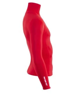 Two Bare Feet Adults Long Sleeve Rash Vest (Red) 16 Two Bare Feet Adults Long Sleeve Rash Vest (Red) -Dive Master Shop mens long sleeve red 7 1 1