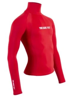 Two Bare Feet Adults Long Sleeve Rash Vest (Red) 17 Two Bare Feet Adults Long Sleeve Rash Vest (Red) -Dive Master Shop mens long sleeve red 8 1 1