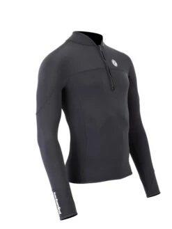 Two Bare Feet Mens Thermal Quarter Zip Watersports Fleece -Dive Master Shop mens thermal quarter zip watersports fleece black 8