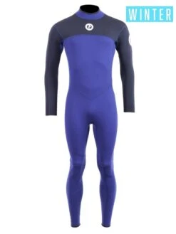 Two Bare Feet Thunderclap 4/3mm Mens Winter Wetsuit (Navy)