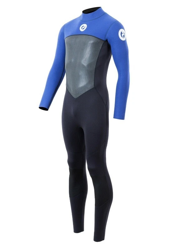 Two Bare Feet Thunderclap Pro 3/2mm Mens Wetsuit (Black/Blue) 4 Two Bare Feet Thunderclap Pro 3/2mm Mens Wetsuit (Black/Blue) - Image 2