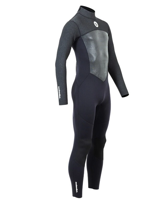 Two Bare Feet Thunderclap Pro 5/4mm Mens Winter Wetsuit (Black/Dark Grey) 10 Two Bare Feet Thunderclap Pro 5/4mm Mens Winter Wetsuit (Black/Dark Grey) - Image 8