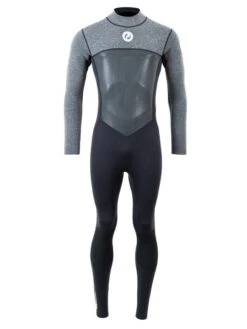 Two Bare Feet Thunderclap Pro 3/2mm Mens Wetsuit (Black/Delta Grey)