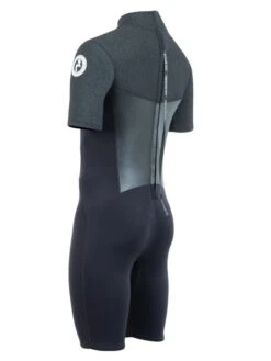 Two Bare Feet Thunderclap Pro 3/2mm Mens Shorty Wetsuit (Black/Dark Grey) -Dive Master Shop mens thunderclap pro shorty dark grey 4