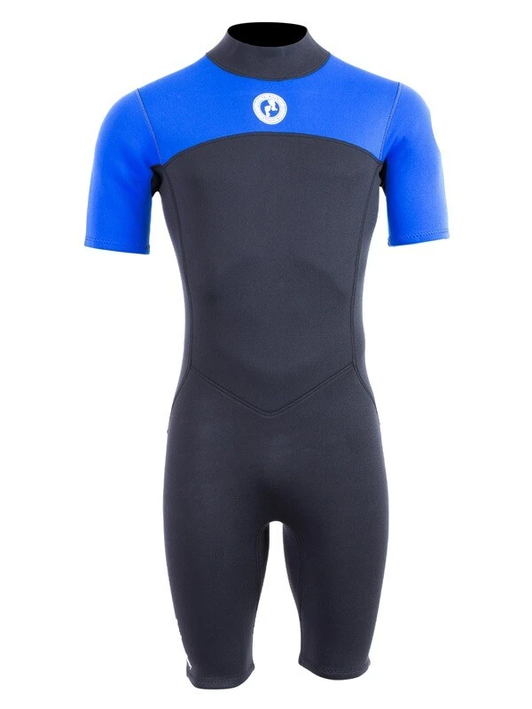 Two Bare Feet Thunderclap 2.5mm Mens Shorty Wetsuit (Blue / Black) 3 Two Bare Feet Thunderclap 2.5mm Mens Shorty Wetsuit (Blue / Black)