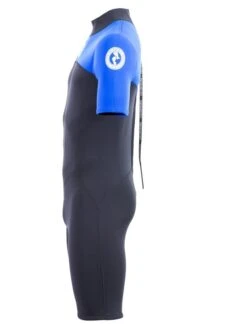 Two Bare Feet Thunderclap 2.5mm Mens Shorty Wetsuit (Blue / Black) 12 Two Bare Feet Thunderclap 2.5mm Mens Shorty Wetsuit (Blue / Black) -Dive Master Shop mens thunderclap shorty blue 3