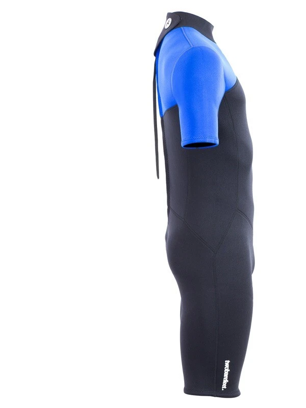 Two Bare Feet Thunderclap 2.5mm Mens Shorty Wetsuit (Blue / Black) 9 Two Bare Feet Thunderclap 2.5mm Mens Shorty Wetsuit (Blue / Black) - Image 7