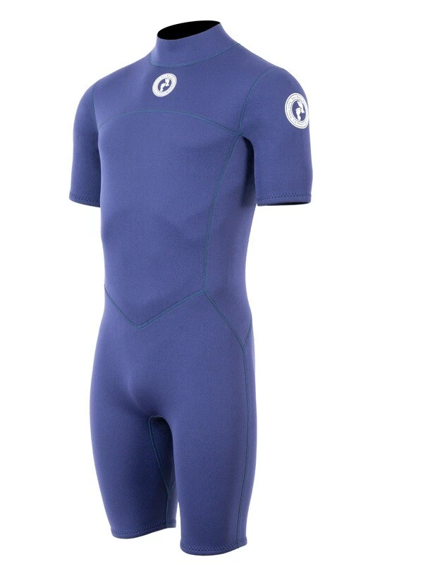 Two Bare Feet Thunderclap 2.5mm Mens Shorty Wetsuit (Navy) 4 Two Bare Feet Thunderclap 2.5mm Mens Shorty Wetsuit (Navy) - Image 2
