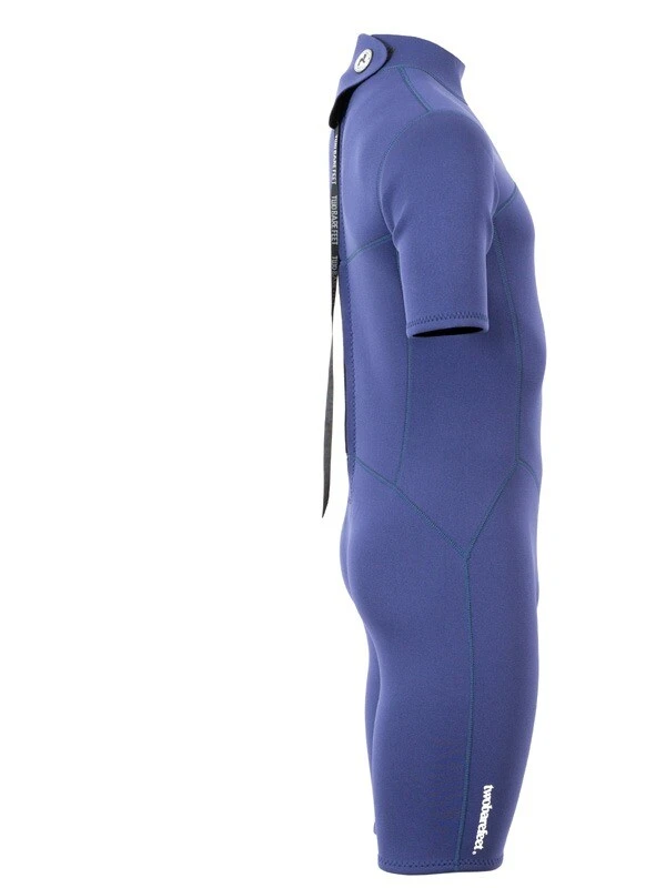 Two Bare Feet Thunderclap 2.5mm Mens Shorty Wetsuit (Navy) 9 Two Bare Feet Thunderclap 2.5mm Mens Shorty Wetsuit (Navy) - Image 7