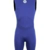 Two Bare Feet Thunderclap 2.5mm Mens Sleeveless Shorty Wetsuit (Navy) -Dive Master Shop mens thunderclap sleeveless shorty navy 1