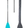 Two Bare Feet 2 Piece Fibreglass Hybrid SUP Paddle & Bag Package (Teal) -Dive Master Shop paddle packs fibreglass 2pc teal 1