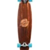 Two Bare Feet "Palma" 40in Surfskate Complete Skateboard Complete (Blue Wheels)