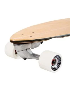 Two Bare Feet "Palma" 40in Surfskate Complete Skateboard Complete (White Wheels) -Dive Master Shop palma white 6 1