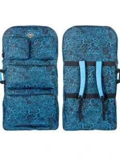 Two Bare Feet Space Quad Bodyboard And Bag Bundle (Choice Of 33", 37", 41", 42", 44") -Dive Master Shop quad blue bag 5