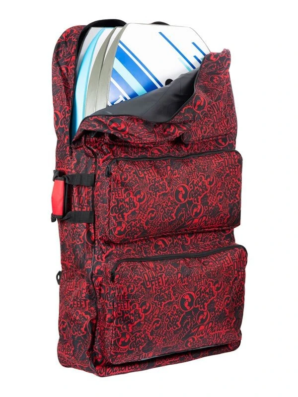 44" Quad Bodyboard Bag (Red Classic Pattern) 5 44" Quad Bodyboard Bag (Red Classic Pattern) - Image 3