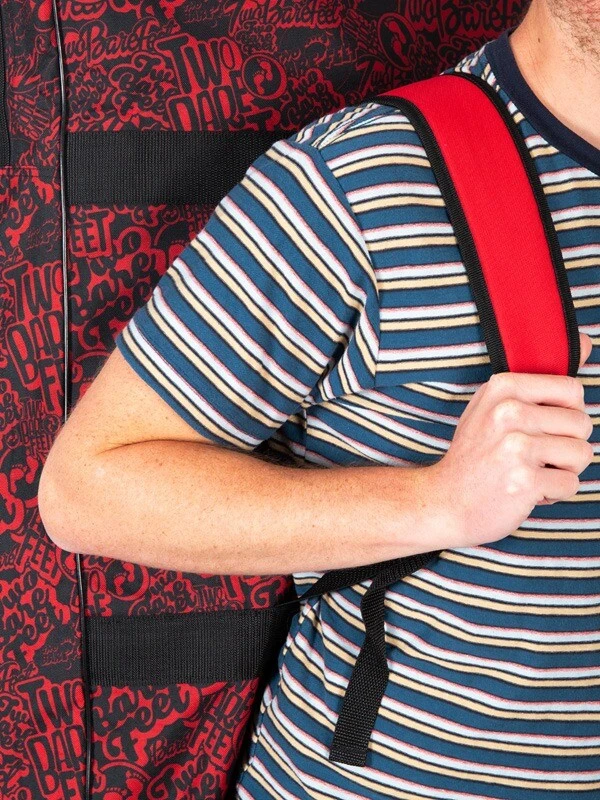 44" Quad Bodyboard Bag (Red Classic Pattern) 7 44" Quad Bodyboard Bag (Red Classic Pattern) - Image 5