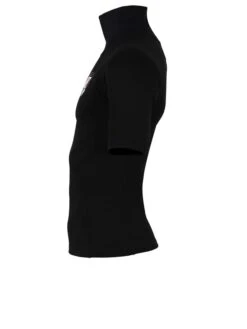 Two Bare Feet Adults Thermal Short Sleeve Rash Vest (Black) -Dive Master Shop rash vest short sleeve black 3