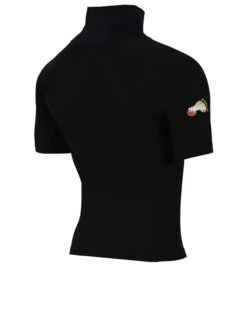 Two Bare Feet Adults Thermal Short Sleeve Rash Vest (Black) -Dive Master Shop rash vest short sleeve black 6