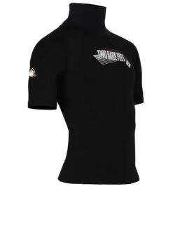 Two Bare Feet Adults Thermal Short Sleeve Rash Vest (Black) -Dive Master Shop rash vest short sleeve black 8