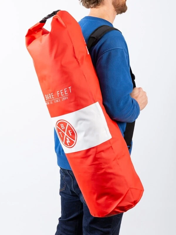 Two Bare Feet 30 Litre Waterproof Dry Bag / Inflatable Bodyboard Carry Bag (Red) 4 Two Bare Feet 30 Litre Waterproof Dry Bag / Inflatable Bodyboard Carry Bag (Red) - Image 2
