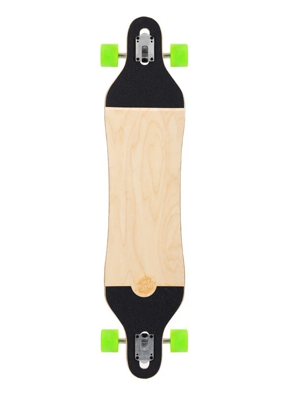 Two Bare Feet Santa Maria 42in Canadian Maple Longboard Skateboard Complete (Green Wheels) 4 Two Bare Feet Santa Maria 42in Canadian Maple Longboard Skateboard Complete (Green Wheels) - Image 2