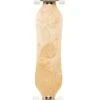 Two Bare Feet Santa Maria 42in Canadian Maple Longboard Skateboard Complete (White Wheels)