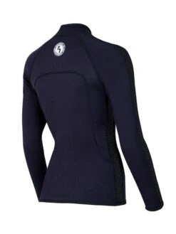 Two Bare Feet Womens Silicone Print Series Full Zip 2.5mm Wetsuit Jacket (Black) -Dive Master Shop silicone series jacket black 6