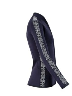 Two Bare Feet Womens Silicone Print Series Full Zip 2.5mm Wetsuit Jacket (Black/White) -Dive Master Shop silicone series jacket white 7