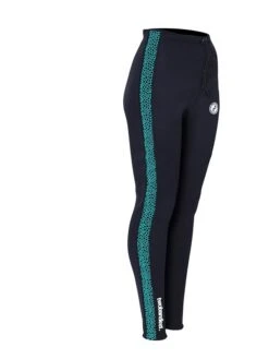 Two Bare Feet Womens Silicone Print Series 2.5mm Neoprene Wetsuit Pants (Black/Mint) -Dive Master Shop silicone series mint 8